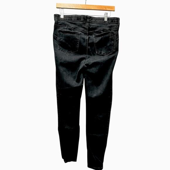 Torrid Bombshell Skinny Jeans Women Sz 10R Black Stretch Denim 30X 28 Super Soft - Picture 3 of 9
